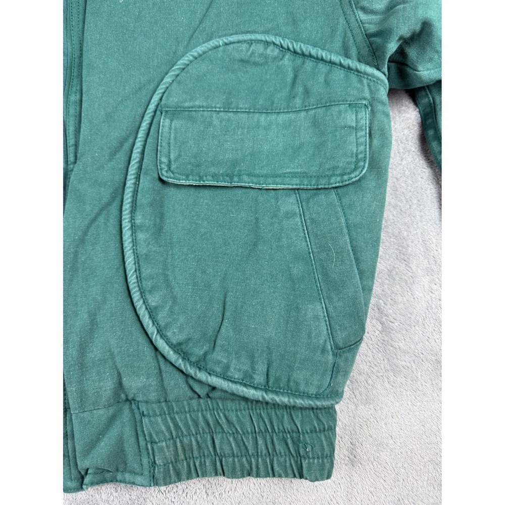 Vintage 90s Backwoods Boys Canvas Jacket Plaid Lined Deadstock NWT Small - Picture 5 of 12